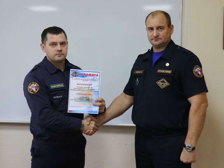 Пожарные заняли третье место на соревнованиях
