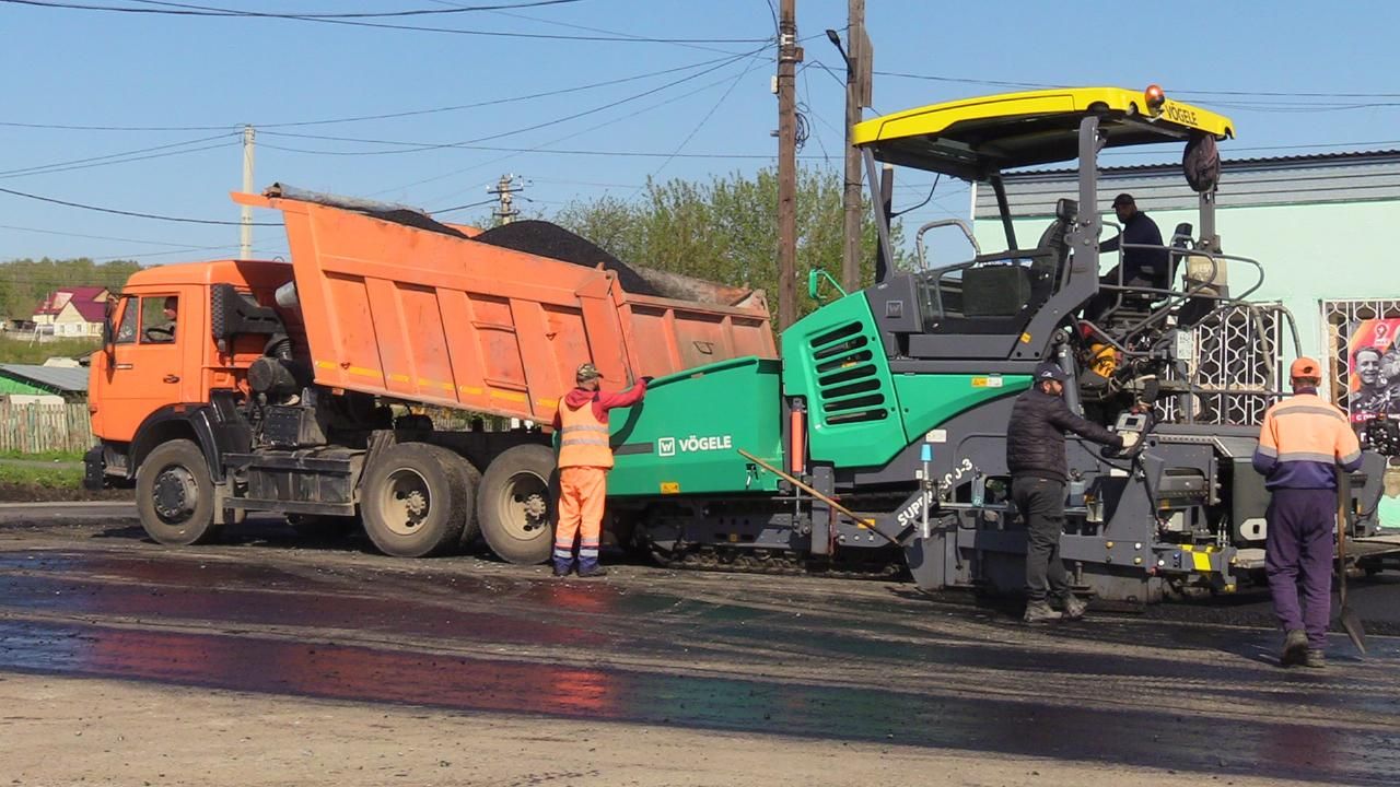 Ремонт дороги в Пригородном