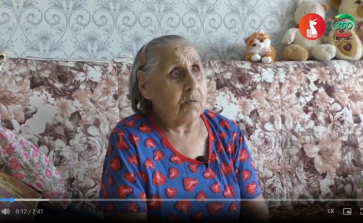 Ясногорское телевидение сняло ролик с воспоминаниями жительницы о военном времени