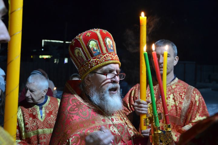 Пасхальное богослужение прошло в Ясногорском