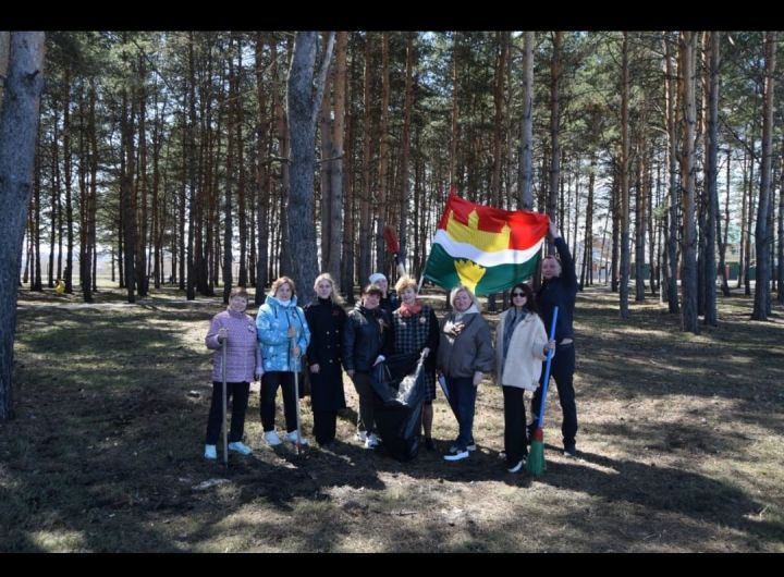 В округе прошёл субботник