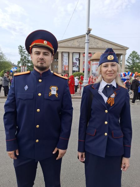 Следователи приняли участие в праздновании Дня Победы