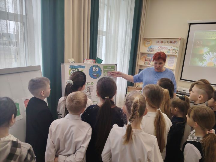 День заботы об экологии прошёл в Елыкаевской библиотеке